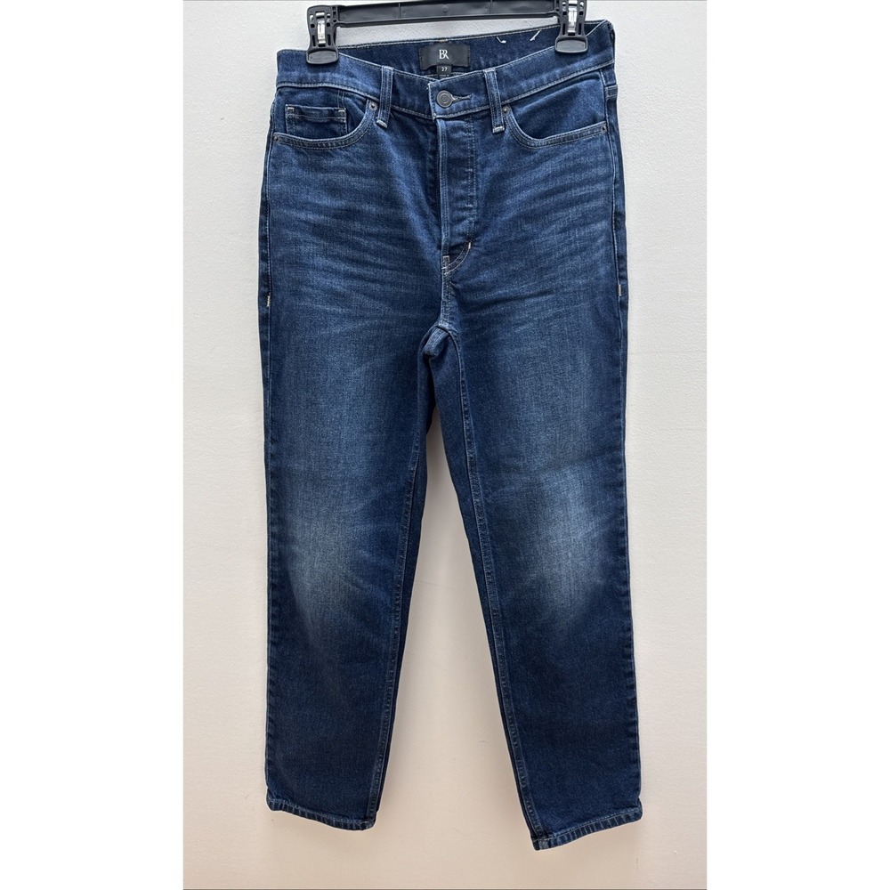 Banana Republic 27 The Straight J Dark Wash Stretch Denim Womens Jeans